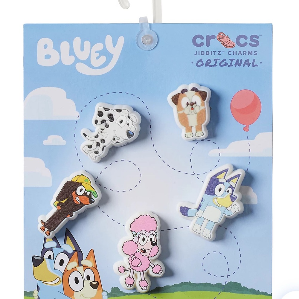 Crocs Jibbitz Bluey Multi 5-Pack - NWT